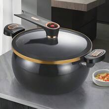 An 8-Liter Multifunctional Soup Pot With A Large Capacity, Measuring 28 Cm Or 11 Inches, Ideal For Cooking And Stewing, And Works With Both Gas And Induction Stoves - View 8