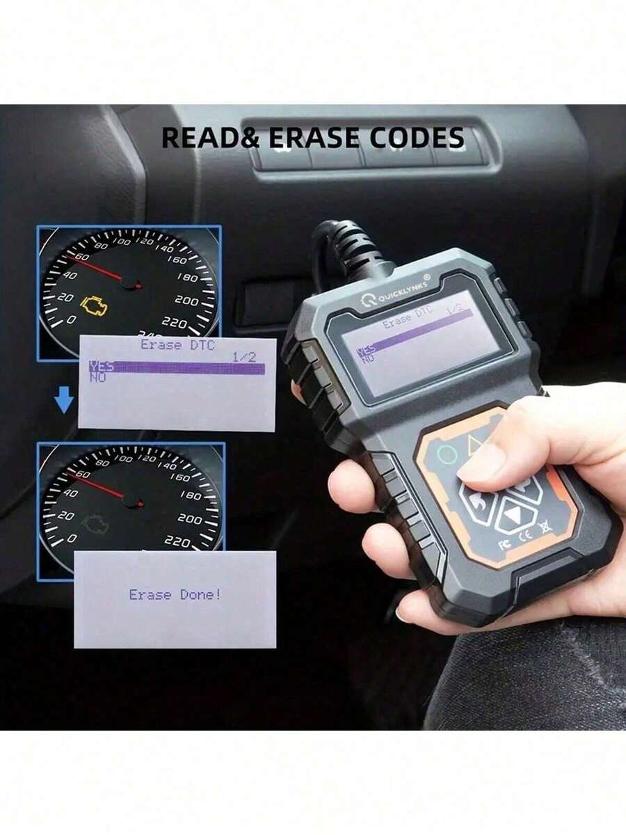 Máy đọc mã lỗi OBD2 cho ô tô: Chẩn đoán ngay lập tức đèn báo lỗi động cơ bằng máy quét OBD2! - A - Xem 1