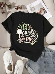 Women T-Shirts - Black - View 2