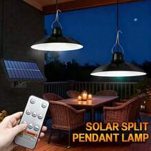 1pc 360° Outdoor Solar Floodlight, Single/Dual Head Patio Hanging Lamp, Remote Control/Non-Remote Control Outdoor Garden Decor Light, With Light Sensor LED Night Light, Detachable Corridor Lamp, Safety Lighting Emergency Camping Lamp, Corral, 25%/50%/100% Dimmable, Built-In Rechargeable Battery, Suitable For Corridor, Patio, Hall - white light - View 17
