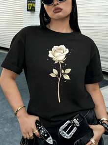 Women T-Shirts - Black - View 2