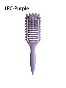 4pcs Curly Hair Styling Brush Set, Soft Curl Brush, Curling Brush, Open-Ended Elastic Curl Brush, Curling Hair Brush, For Detangling, Shaping And Styling Curly Hair, Suitable For Women, Reduces Pulling, Easy To Use, Fits All Hair Types, Hair Brush, Curling Brush, Open-Ended Brush, Massage Brush - Multicolor - View 15
