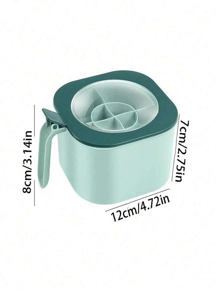1 hộp đựng gia vị nhà bếp 4 ngăn có nắp, hộp đựng gia vị đa năng dùng trong gia đình. - Nhiều màu - Xem 6
