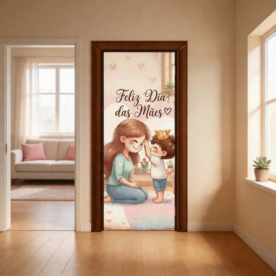 Door Cover With Mother's Day Theme - DOOR COVER 356 - View 1