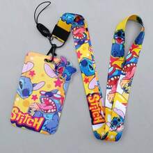 Bộ 5/3/1 chiếc ví đựng thẻ ăn học sinh hoạt hình, ví đựng thẻ ID Stitch có dây đeo, ví đựng huy hiệu, ví đựng thẻ tàu điện ngầm/xe buýt, ví đựng thẻ học sinh, ví đựng thẻ mẫu giáo, ví đựng thẻ học sinh tựu trường [Dây đeo + Kẹp], bộ ví đựng thẻ + dây đeo, khung ảnh trường học, thẻ ăn học sinh, thẻ xe buýt. - Nhiều màu - Xem 5