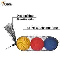 Best Sell-Racquetball Squash 5.5cm/ 2.17" Rubber 1 Red 1 Blue 1 Orange Balls In A Net 65-70% Rebound Rate Highly Visible For Racquetball Game Practice Training - 5.5cm / 2.17" (Pack Of 2) - View 5