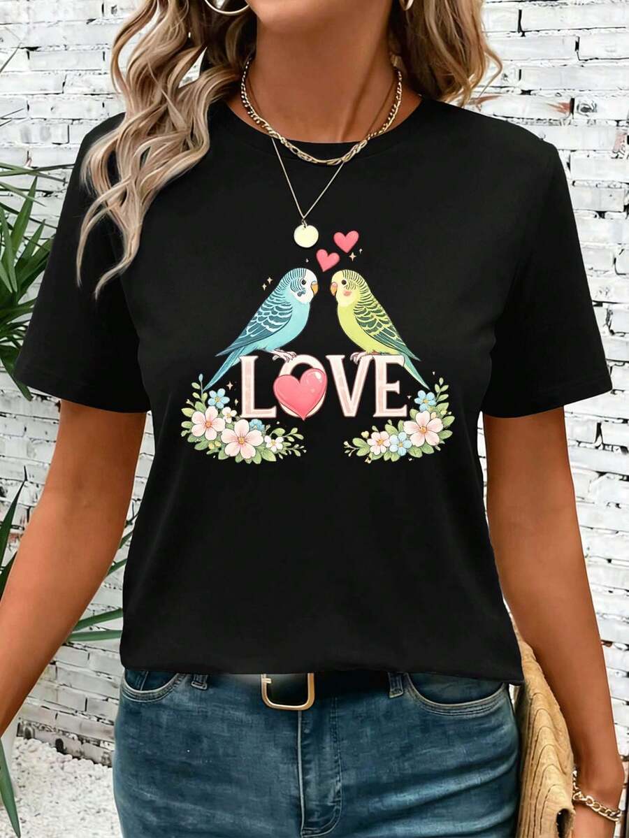 Women T-Shirts - Black - View 1