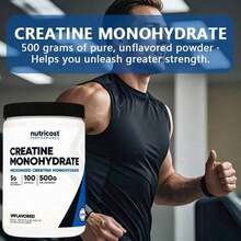 Creatine Monohydrate Micronized Powder 500G, 5000mg Per Serv (5g) - 100 Servings, 17.9 Oz[Free Shipping ] - 3PCS - View 11