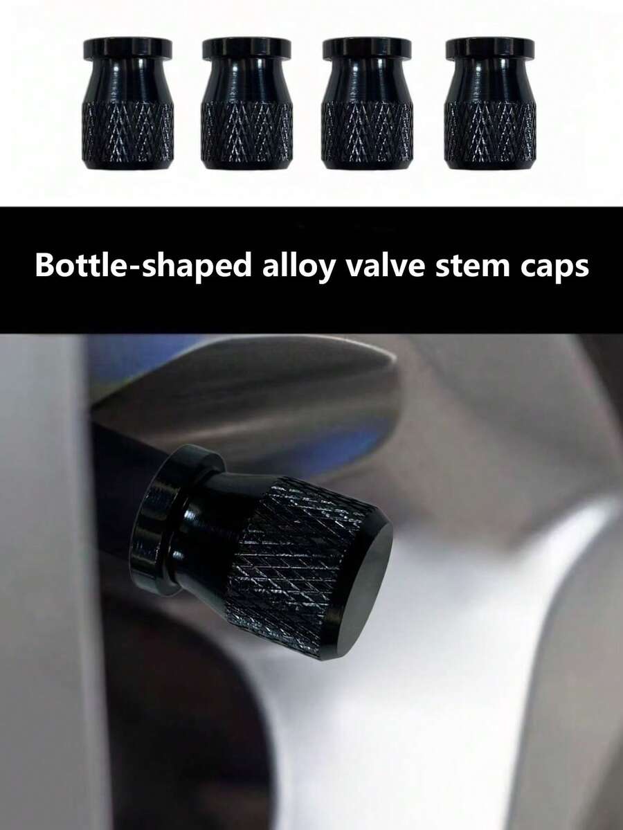 4pcs Water Bottle Valve Cap Decorative Accessories For Car Tires - Valve Stem - View 1