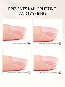 XEIJAYI 1pc 10ml Long-Lasting Gel Reinforce Gel Shine Finish And Soak Off LED Nail Lamp Perfect For Nail Art Design - Clear - View 7