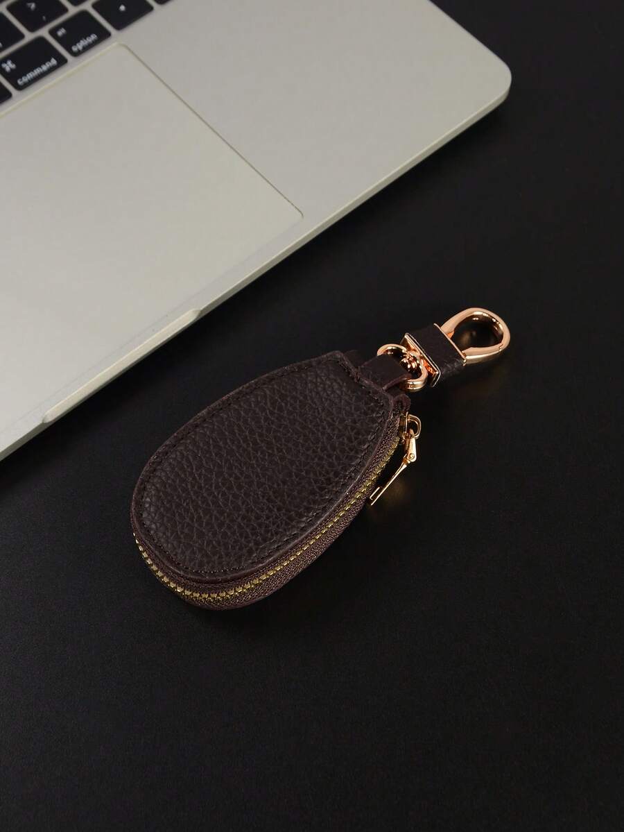 1pc Unisex Key Holder, Large Capacity Multi-Function PU Water-Resistant Key Organizer, Minimalist Compact Home Use Festival Graduation Teacher Appreciation Gifts Birthday Gift Holiday Essentials Graduation Gifts Cute For Men Travel Essential