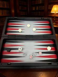 3-In-1 Magnetic Chess, Checkers & Backgammon Folding Travel Set - Multicolor - View 6