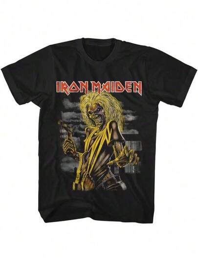 Short-Sleeved Casual T-Shirt Coachella 2026 T-Shirt For Men Killers Album Cover T-Shirt Men's Short-Sleeved T-Shirts Classic Rock Graphic T-Shirts Effortless Styling, Show Your Unique Style Graphic T-Shirt Men's Gifts For Men WEQ5