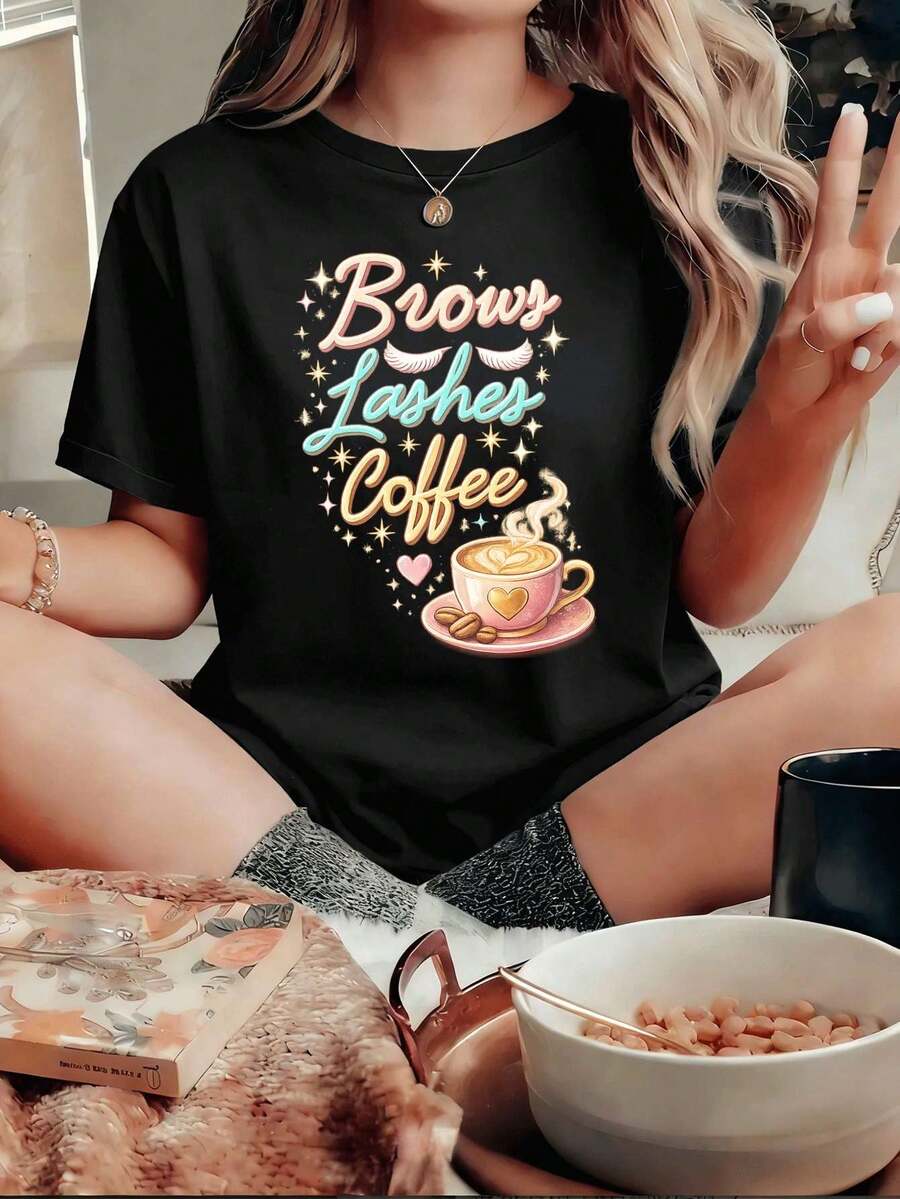 Women T-Shirts - Black - View 1