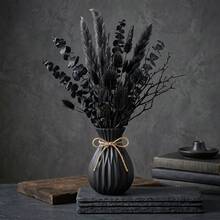 1pc Modern Minimalist Boho Aesthetic Decorative Shatterproof Lightweight Waterproof Matte Finish Unbreakable Premium Plastic Flower Vase - A - View 6