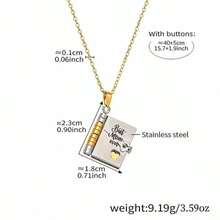 Best Mom Ever ​​Book Necklace-The Perfect Gift Choice For Mother's Day. Featuring A Charming Book-Style Design, It Is Meticulously Crafted From Rust-Resistant 316 Titanium Steel-An Ideal Gift For Mom, A Daughter, A Son, Or A Loved One. - 為了兒子 - 查看 2