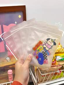 20/10个装礼品包装袋，透明可重复密封拉链塑料袋，透明自封袋，透明拉链袋，高端礼品包装袋，透明自封包装袋，服装包装袋，磨砂质感包装袋 - 多款 - 查看 4