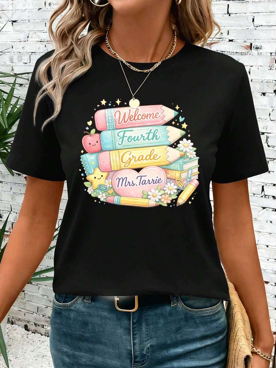 Women T-Shirts - Black - View 1