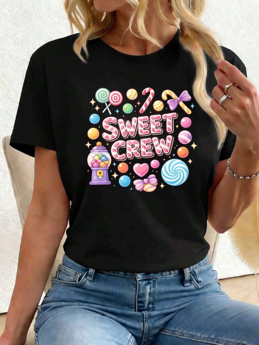 Women T-Shirts - Black - View 1