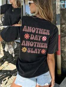 Women T-Shirts - Black - View 1