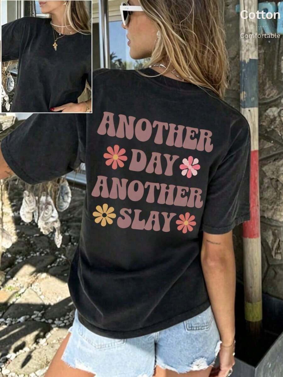 Women T-Shirts - Black - View 1