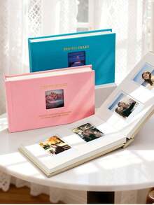 Starry Sky Fabric Instant Photo Album, High-Quality Storage Album, Couple Memory Book, Travel Photo Album - one-size - View 4