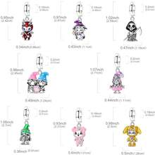 1 Pc Sliver Plated Lovely Doll Series Fire Dragon Dog Elf Skull Charm Fit Bracelet For Diy Jewelry Making, Ideal Choice For Women Jewelry Gift - Silver - View 10