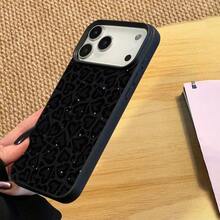 1个心形荔枝纹理TPU手机壳，兼容苹果17/16/15/14/13/12/11 Plus/Pro Max系列，个性化INS风格保护套，时尚简约全方位保护，可爱设计 - 彩色 - 查看 5