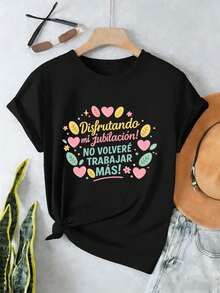 Women T-Shirts - Black - View 2