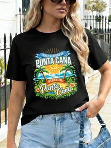 Women T-Shirts - Black - View 1