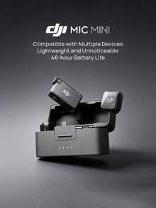 dji 迷你無線領夾麥，高清拾音智慧降噪，自動控幅防爆音，輕巧便攜無感配戴。 Type‑C 介面相容於安卓、iPhone 15/16/17 及相機，續航力長達 48 小時 - 查看 1