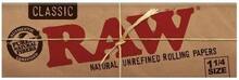 Raw Unrefined Classic 1.25 1 1/4 Size Cigarette Rolling Papers, 50 Count (Pack Of 6) - ColorB - 查看 3