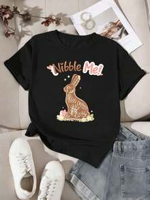 Women T-Shirts - Black - View 2
