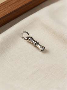 1pc Mặt dây chuyền charm bạc 925 phong cách Bohemian sang trọng nhẹ nhàng cho nữ, chủ đề tốt nghiệp, trang trí mũ cử nhân và hoa, trang sức DIY tinh xảo, quà tốt nghiệp hoàn hảo - Bằng khen - Xem 2