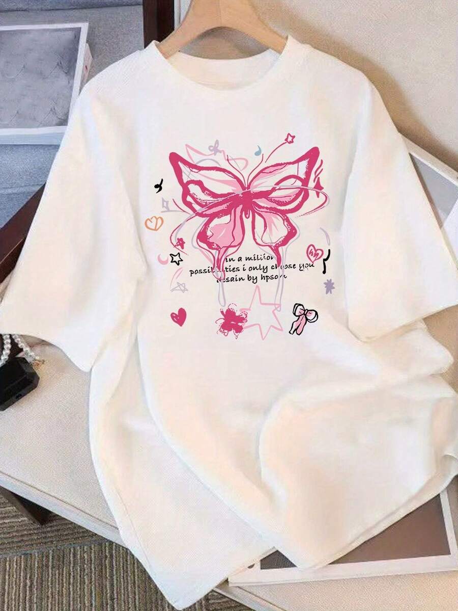 Women T-Shirts - [White] - View 1