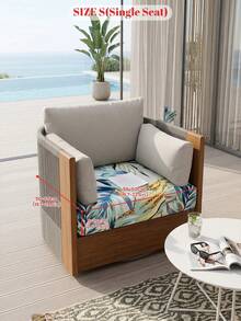 1pc Printed Sofa Cover, High Elasticity, Simple And Modern Style, Soft & Skin‑Friendly, Room Decor, Suitable For Living Room Single Sofa, Double Sofa, Three‑Seat Sofa, L‑Shaped Combination Sofa, Various Occasions, Sold Individually, Autumn Home Decor - Multicolor - View 17