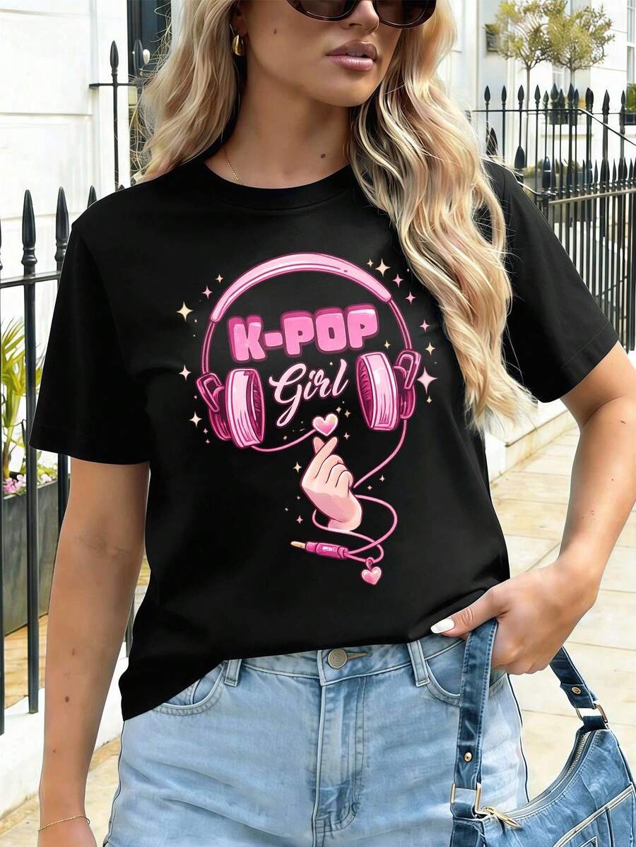 Women T-Shirts - Black - View 1