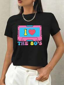 Women T-Shirts - Black - View 1