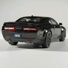 1:32 Dodge Challenger Hellcat, coche deportivo de aleación, modelo de coche de juguete para niños, serie de coches, colección de - Negro - Ver 10
