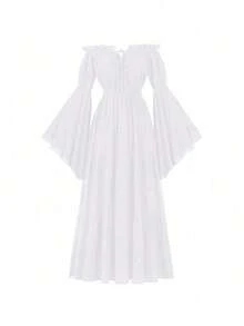 Cosplay Clothing - 241114 Renaissance Women's Dress Style 2 White - View 10