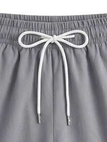 Women's Summer Outdoor Casual 2 In 1 Shorts, Versatile Style Sports - Grey - View 5