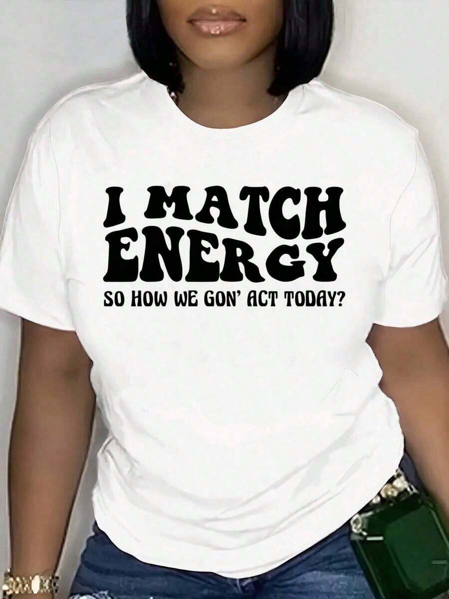 T-Shirt With Heart Gesture Print - White - View 1