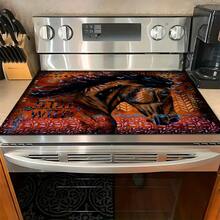 1pc Home Decor, Horse Retro Pattern Printed Absorbent Dish Drying Mat, Espresso Machine Countertop Absorbent Mat, Sink Drain Mat, Soft Faucet Absorbent Mat, Sink Cup Mat, Kitchen & Bathroom Accessories - MultiWarna - View 6