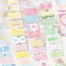 Etiquetas con brillo y cinta washi adorables, adecuadas para diarios, decoración, manualidades, etc. - multicolor - Ver 13