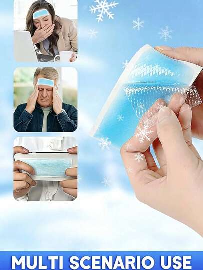 40/20/10 piezas Pegatinas refrescantes, adhesivas y cómodas, portátiles, se pueden adherir al teléfono, taza, Body. Adecuado para estudiantes en clase, excursiones al aire libre, playa, campamento, juegos interiores, cuidado diario. Ideal para fiestas de verano, celebraciones de graduación, vacaciones en la playa, viajes de verano y regalos de festivales.