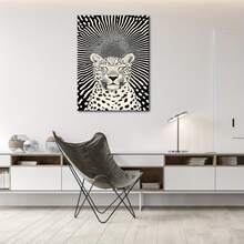 1pc Modern Cheetah Vision Posters, Murals, Wall Decorations, Mother's Day Wall Art, Suitable For Bedrooms, Living Rooms, And Study Rooms Wall Arts Posters,NO Frame - A - View 5