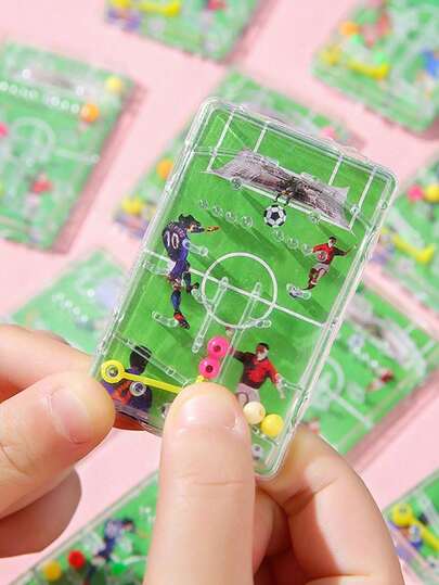 Vibrant 5pcs Soccer Maze Game Puzzles - Plastic Football Themed Party Favors With Gift Bags - Ideal For Birthday, Wedding, Graduation, Shower, Thanksgiving, Christmas, Halloween, Festive Gift Item