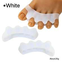 2pcs Toe Separator & Corrector, Bunion & Overlapping Toe Alignment Splint, Foot Care Protector To Prevent Shoe Friction - A - View 8