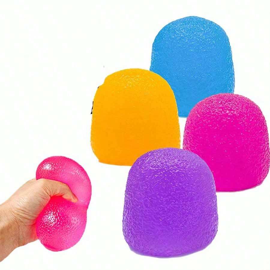 1pc Creative Rainbow Candy Squeeze Toy, Muscle Strength Candy Squeeze Toy With Sound, Stress Relief Slow Rebound, New Year/Valentine's Day/Easter Gift [Random Style] - Multicolor - View 1