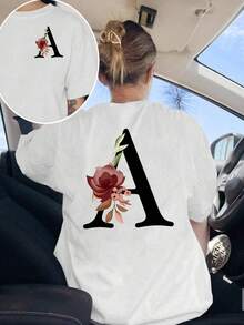 Women T-Shirts - [White] - View 6